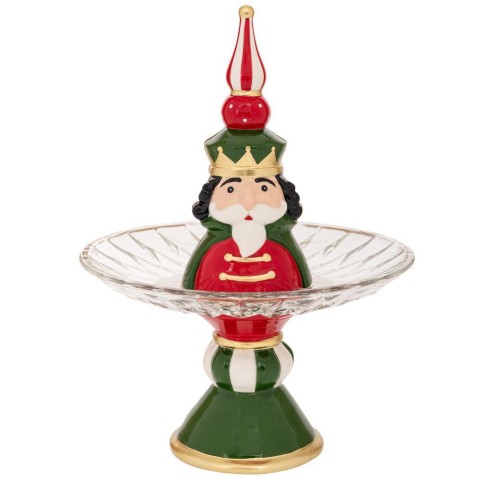 ALZATA SCHIACCIANOCI MULTICOLORE 22X22X30,5CM